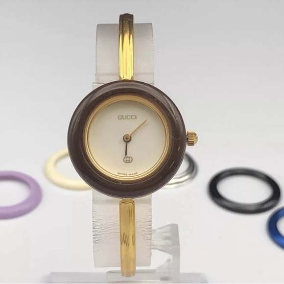 Gucci Luxury Statement Watch Vintage Highly Collectible - Picture 9 of 13